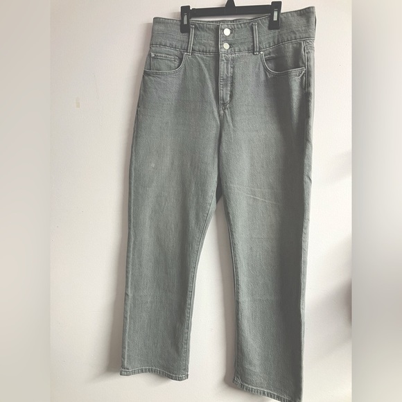 Ann Taylor “The Straight Crop” Women’s Denim Jeans, Size 10, Gray, High Rise, - Picture 1 of 6